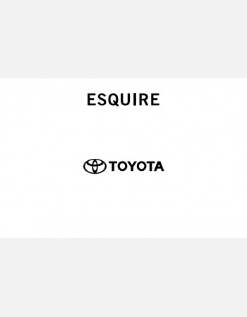 toyota esquire 2019-2020 owners manual in english